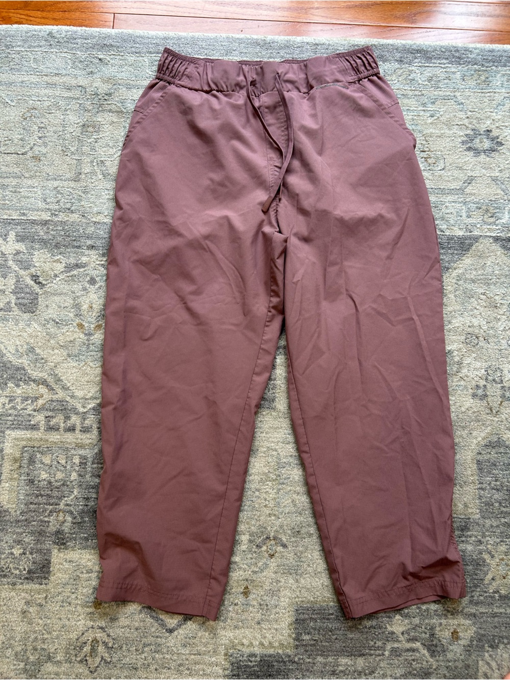 Eddie Bauer Mauve Elastic-Waist Joggers